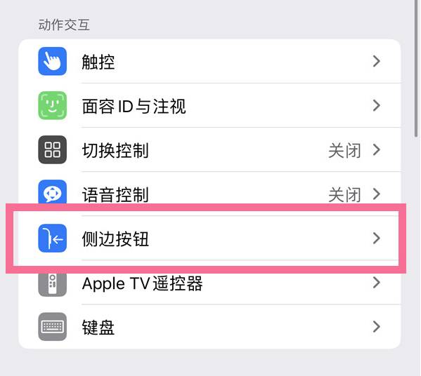 阿拉尔农场苹果14维修店分享iPhone14 Plus侧键双击下载功能关闭方法 